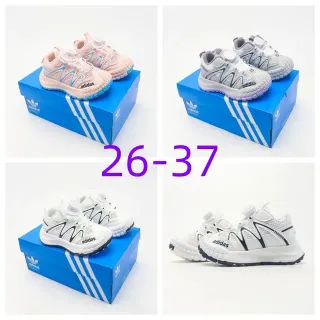Adidas وردي أزرق بدون لاس إغلاق بوا بالدوار طبقات تركيبية موجية أحذية رياضية أسلوب حياة