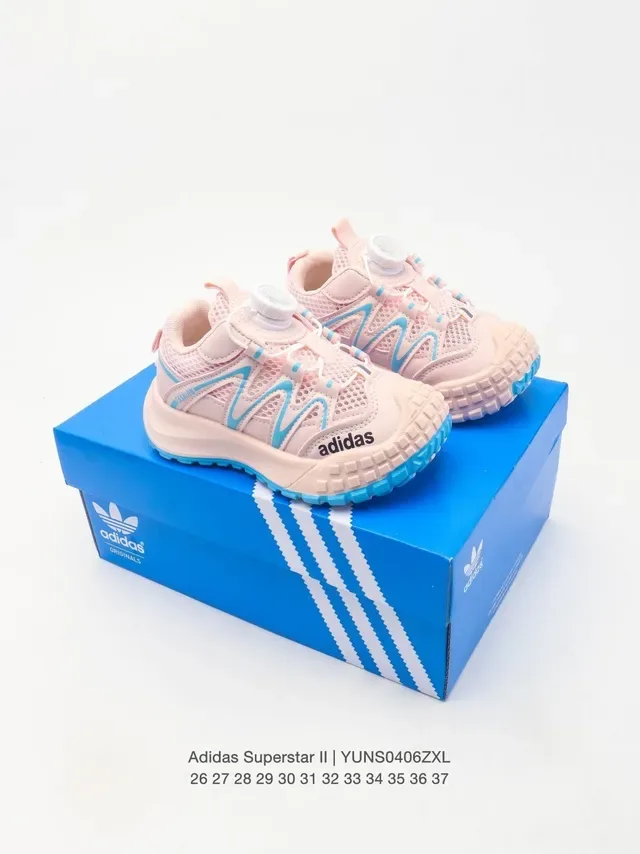 Adidas Tênis Lifestyle Rosa Azul Sem Cadarços Fechamento Dial Boa Sobrecapas Sintéticas Onduladas 21