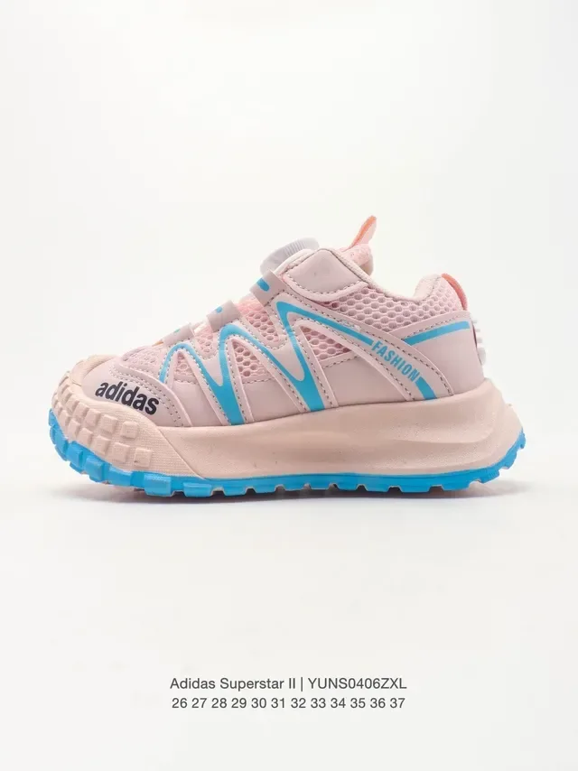 Adidas Tênis Lifestyle Rosa Azul Sem Cadarços Fechamento Dial Boa Sobrecapas Sintéticas Onduladas 22