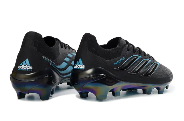 Adidas Predator Sapatos de Futebol Preto Iridescente para Campo Firme 5