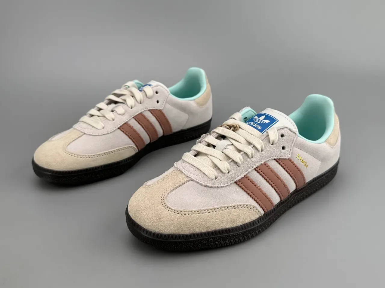 Adidas Samba Beige Marrón Menta Zapatillas Lifestyle 5