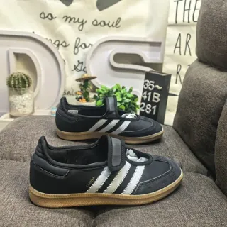Adidas Samba أسود أبيض جوم سنيكرز لايف ستايل