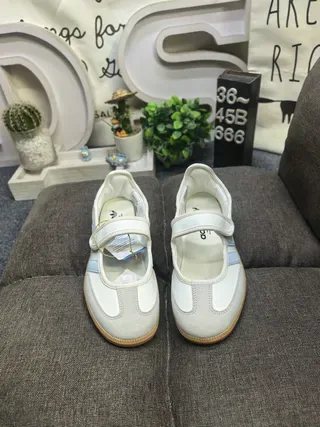 Adidas Samba Off-White e Preto Lifestyle Sneakers 20