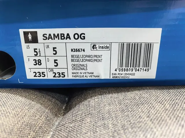 Adidas Samba OG Leopard-Print Lifestyle Sneakers 2