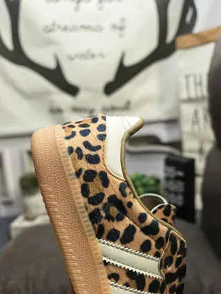Adidas Samba OG Leopard-Print Lifestyle Sneakers 3