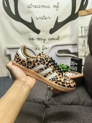 Adidas Samba OG Leopard-Print Lifestyle Sneakers 5