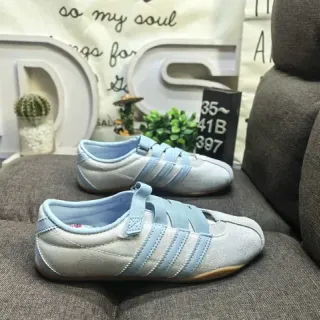 Adidas Samba OG حذاء أسلوب حياة رمادي فاتح وأزرق سماوي