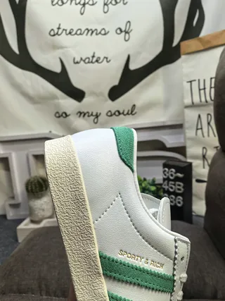 Adidas Samba OG Blancs et Verts Lifestyle Sneakers 3