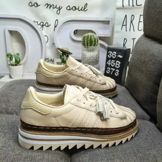 Adidas Samba Platform Beige حذاء لايف ستايل