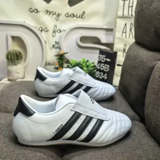 Adidas Sambas White and Black Indoor Soccer Shoes