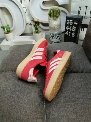 Adidas Satelle Red White Gum Lifestyle Sneakers 6