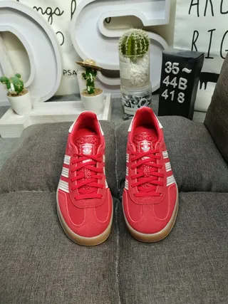 Adidas Satelle Red White Gum Lifestyle Sneakers 10