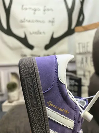 Adidas Spezial Zapatillas Lifestyle de Ante Azul Claro 3