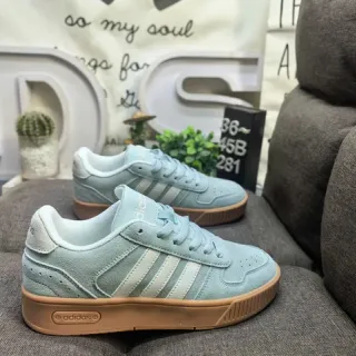 Adidas Spezial حذاء رياضي سويد أزرق فاتح أسلوب حياة