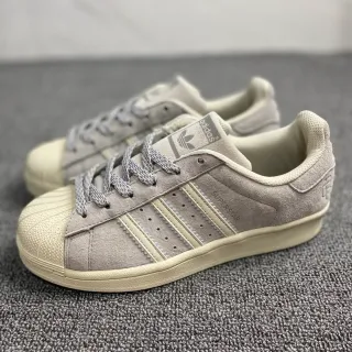 Adidas Superstar سويدي رمادي Off-White أحذية رياضية أسلوب حياة