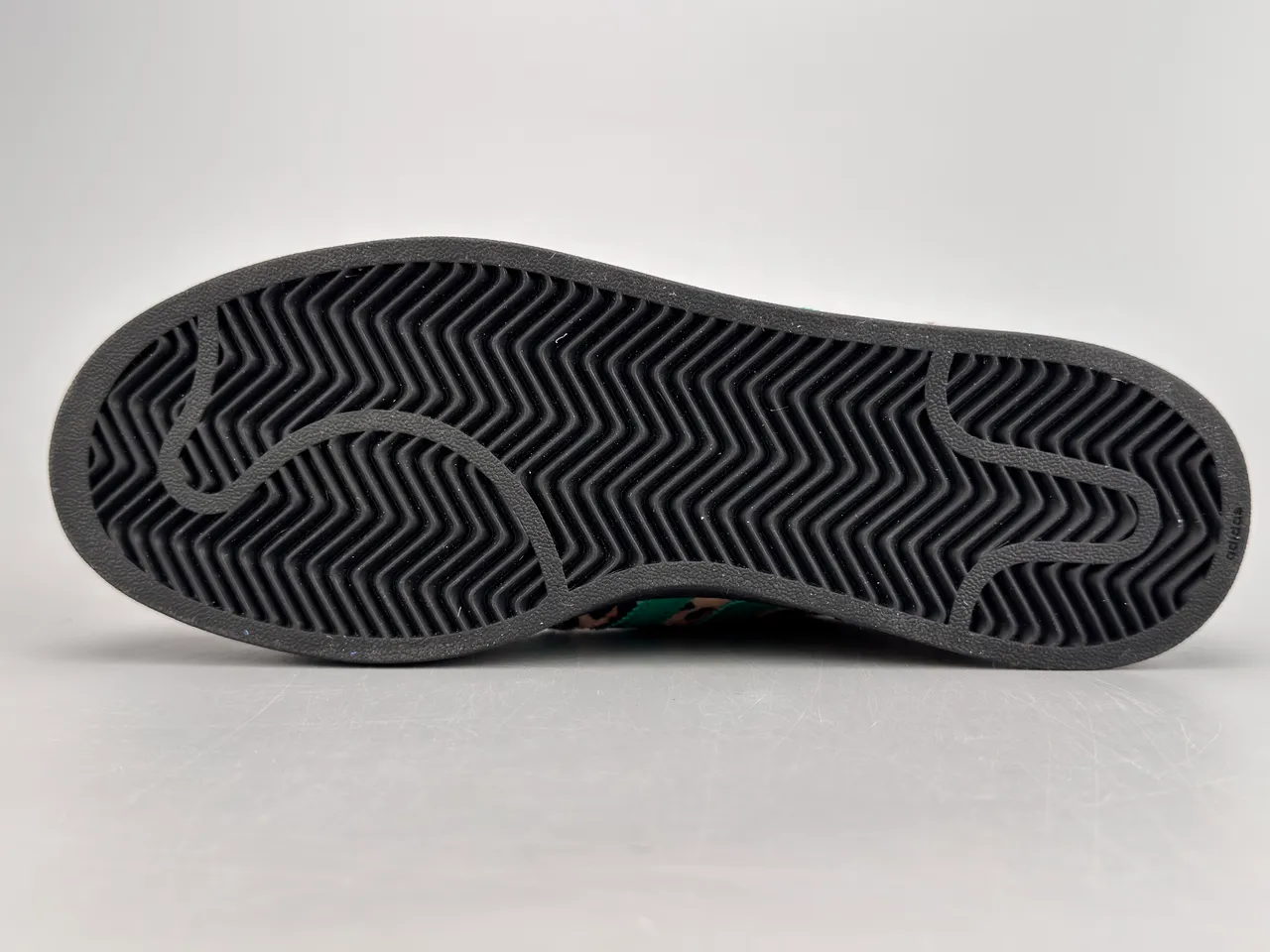 Adidas Superstar Baskets Lifestyle Imprimé Léopard Rayures Vertes 3