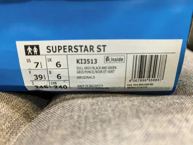 Adidas Superstar Light Gray and Dark Gray Lifestyle Sneakers 2