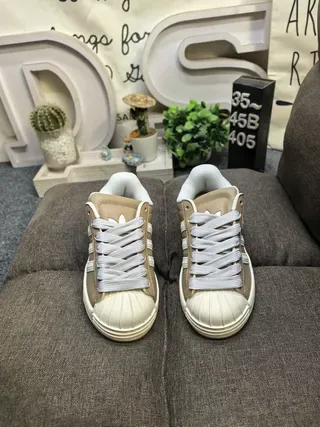 Adidas Superstar Light Gray and Dark Gray Lifestyle Sneakers 20