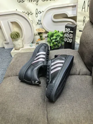 Adidas Superstar Messi Black Silver Pink Lifestyle Sneakers 6