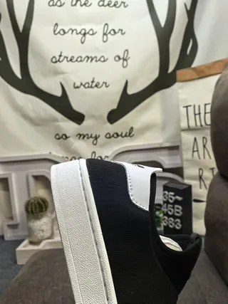 Adidas Superstar Slip-On أسود وأبيض أحذية رياضية نمط حياة 3