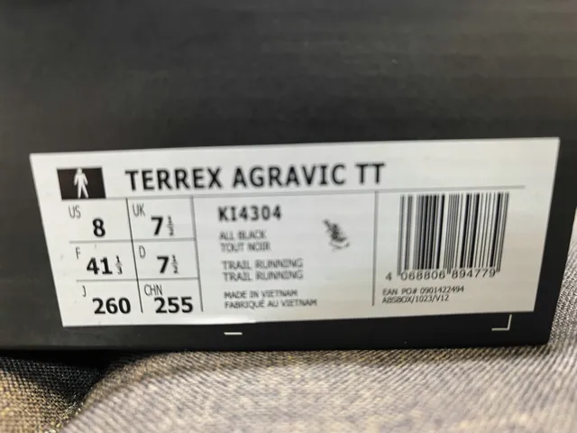 Adidas TERREX chaussures de course blanches oranges à trois bandes 12