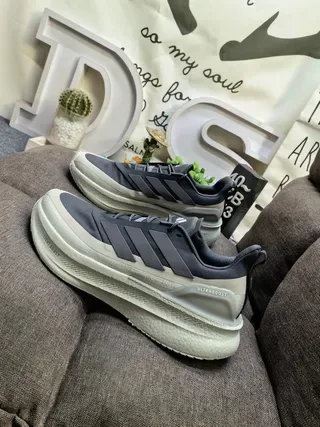 Adidas Ultraboost Beige and Gray Lifestyle Sneakers 7