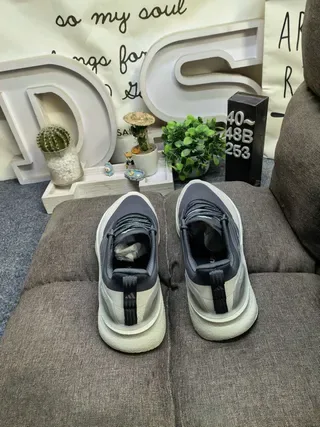 Adidas Ultraboost Beige and Gray Lifestyle Sneakers 8