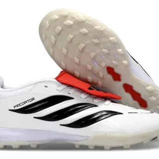 Adidas 白黑 低帮 合成上层 草地 足球鞋
