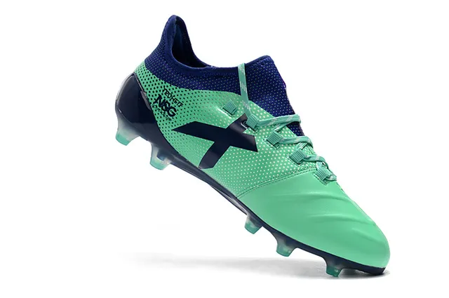 Adidas X Green Navy Correa Baja Perforada Sintética Superior Tierra Firme Zapatos de Fútbol 8
