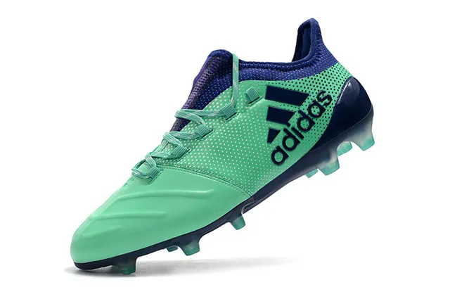 Adidas X Green Navy Correa Baja Perforada Sintética Superior Tierra Firme Zapatos de Fútbol 9