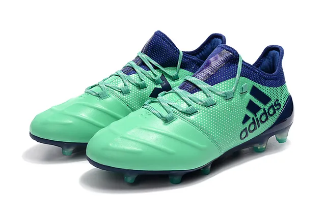 Adidas X Green Navy Correa Baja Perforada Sintética Superior Tierra Firme Zapatos de Fútbol 13