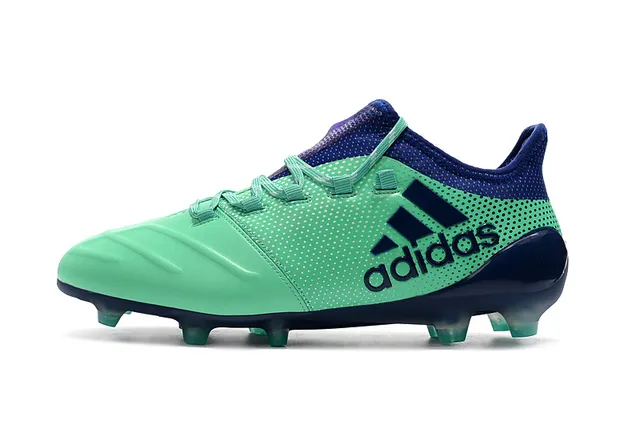 Adidas X Green Navy Correa Baja Perforada Sintética Superior Tierra Firme Zapatos de Fútbol 14