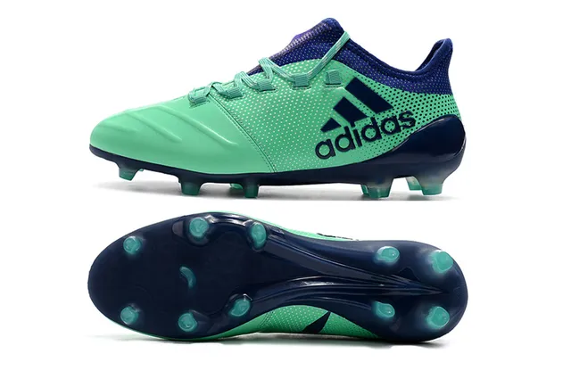 Adidas X Green Navy Correa Baja Perforada Sintética Superior Tierra Firme Zapatos de Fútbol 15