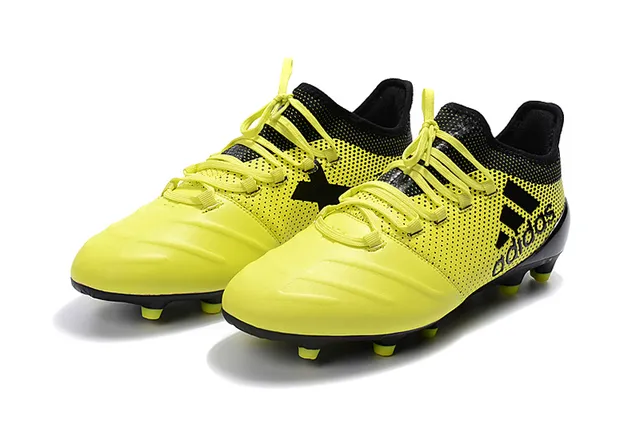 Adidas X Green Navy Correa Baja Perforada Sintética Superior Tierra Firme Zapatos de Fútbol 18