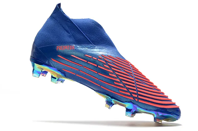 Adidas X Speedportal Bleu Orange Holographique Terrain Ferme Chaussures de Football 3