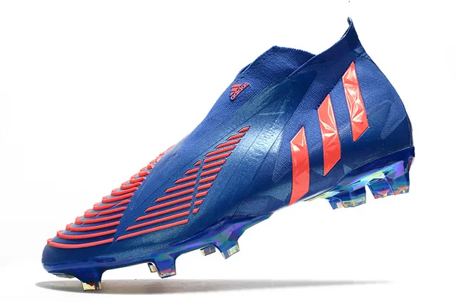 Adidas X Speedportal Bleu Orange Holographique Terrain Ferme Chaussures de Football 4