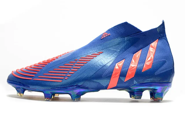 Adidas X Speedportal Bleu Orange Holographique Terrain Ferme Chaussures de Football 5