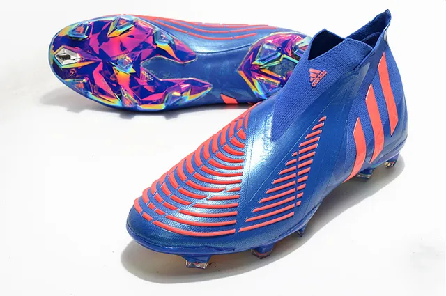 Adidas X Speedportal Bleu Orange Holographique Terrain Ferme Chaussures de Football 6