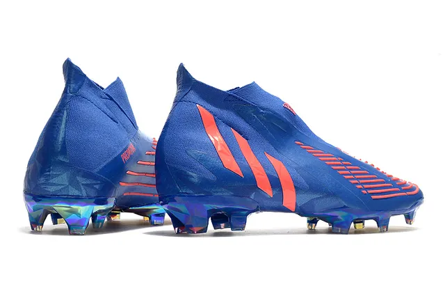Adidas X Speedportal Bleu Orange Holographique Terrain Ferme Chaussures de Football 7