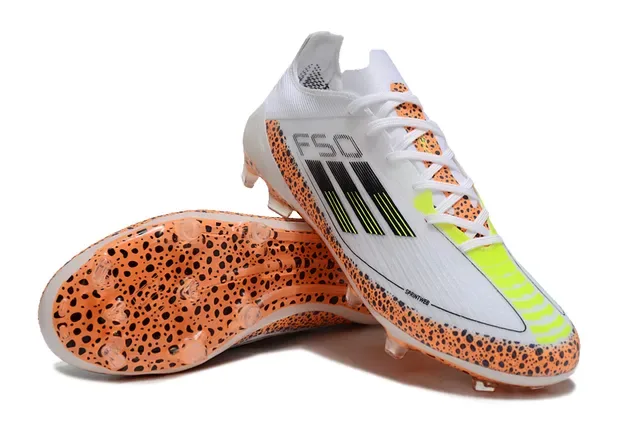 Adidas X Speedportal White Orange Speckle Firm-Ground Soccer Shoes 4