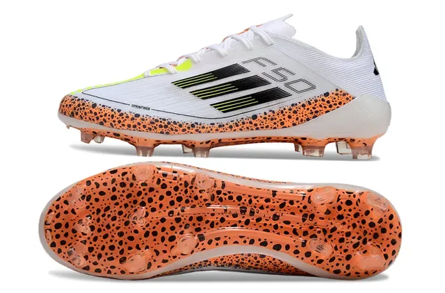 Adidas X Speedportal White Orange Speckle Firm-Ground Soccer Shoes 6