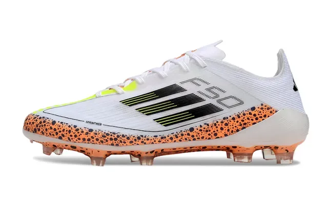 Adidas X Speedportal White Orange Speckle Firm-Ground Soccer Shoes 7
