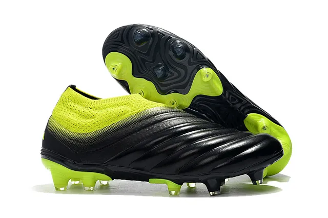Adidas Tênis de Futebol Amarelos com Colar de Malha Tipo Meia, Cage de Meio Pé Moldada com Costelas, para Gramado Firme 4