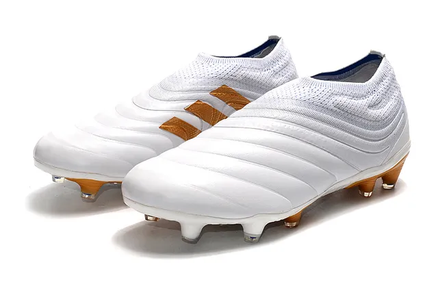 Adidas Tênis de Futebol Amarelos com Colar de Malha Tipo Meia, Cage de Meio Pé Moldada com Costelas, para Gramado Firme 21