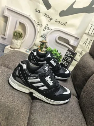 Adidas ZX8000 Black White Lifestyle Sneakers 9
