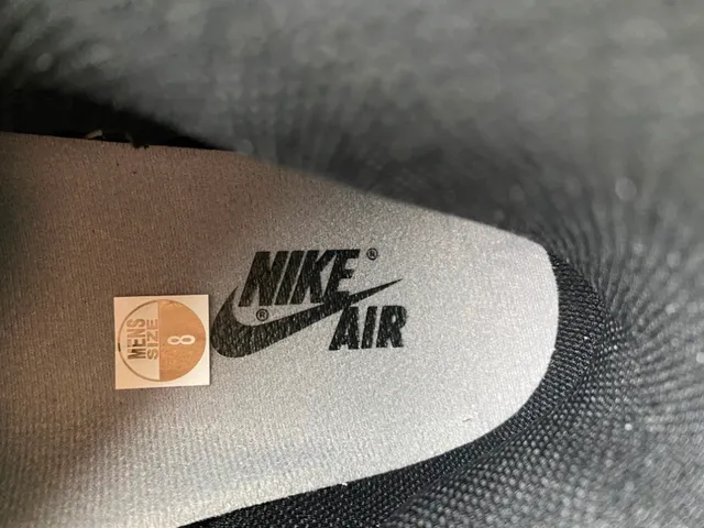 Air Jordan 1 Gray Black High-Top Leather Upper Basketball Shoes 7