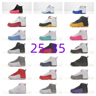 Tênis de basquete Air Jordan 12 preto e rosa