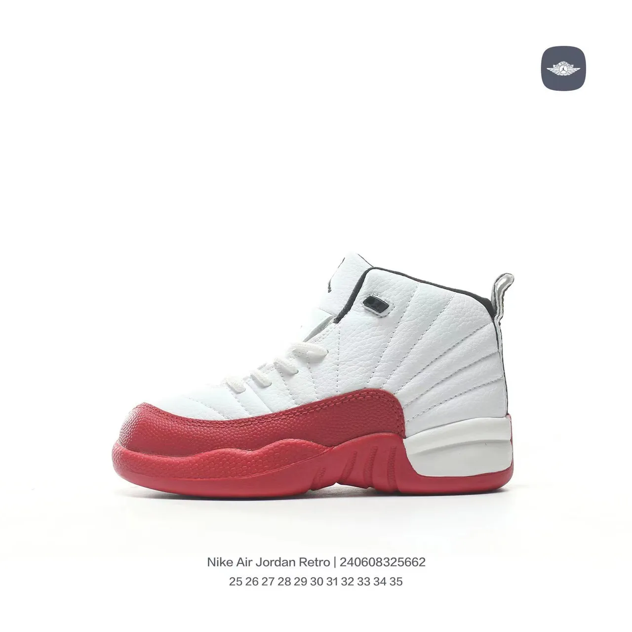 Tênis de basquete Air Jordan 12 preto e rosa 7