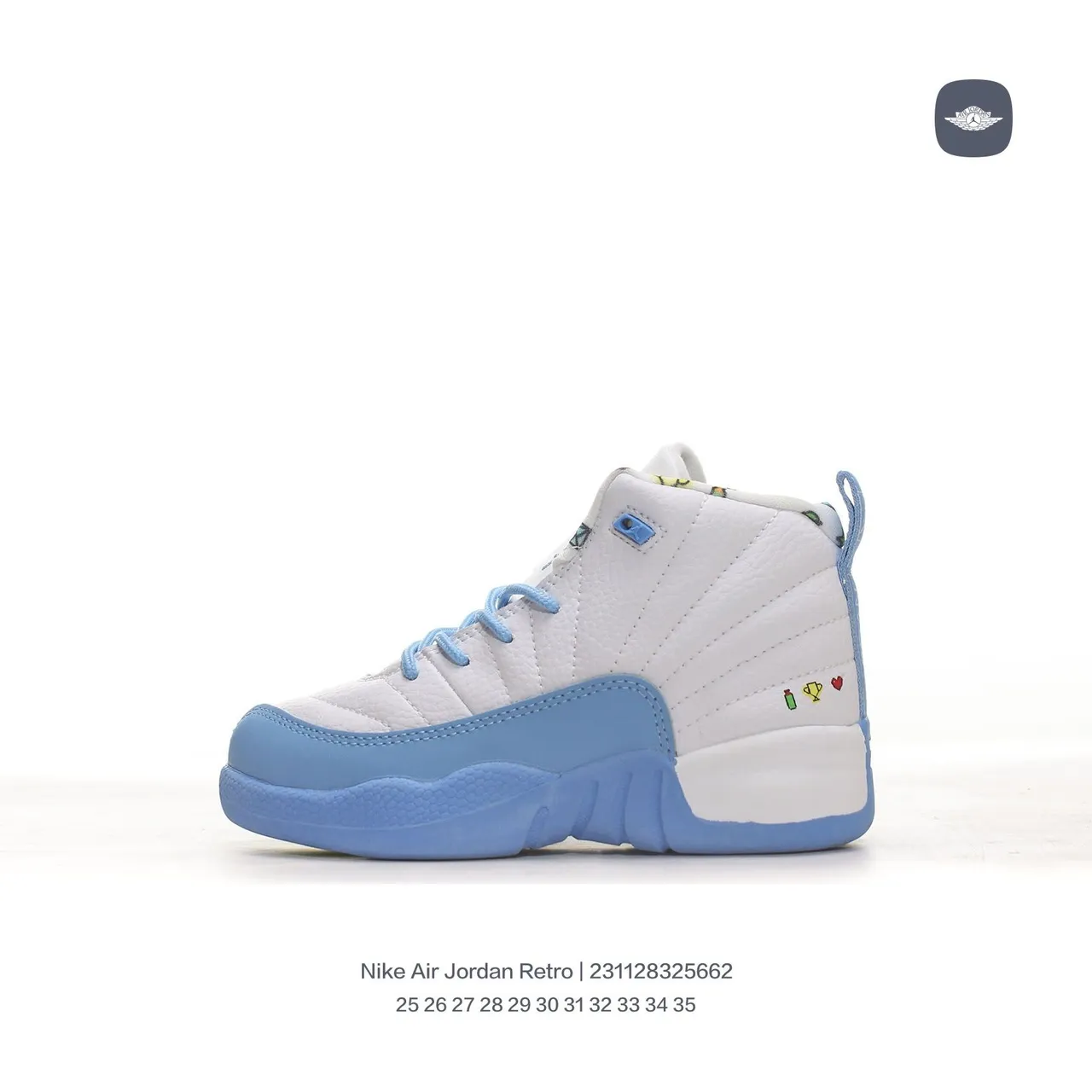 Tênis de basquete Air Jordan 12 preto e rosa 8