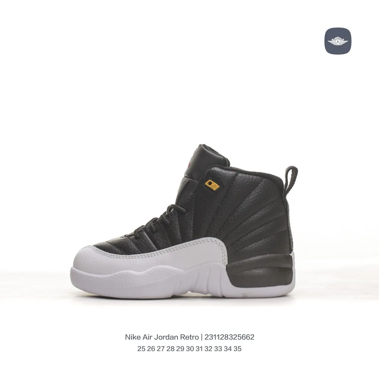 Tênis de basquete Air Jordan 12 preto e rosa 13